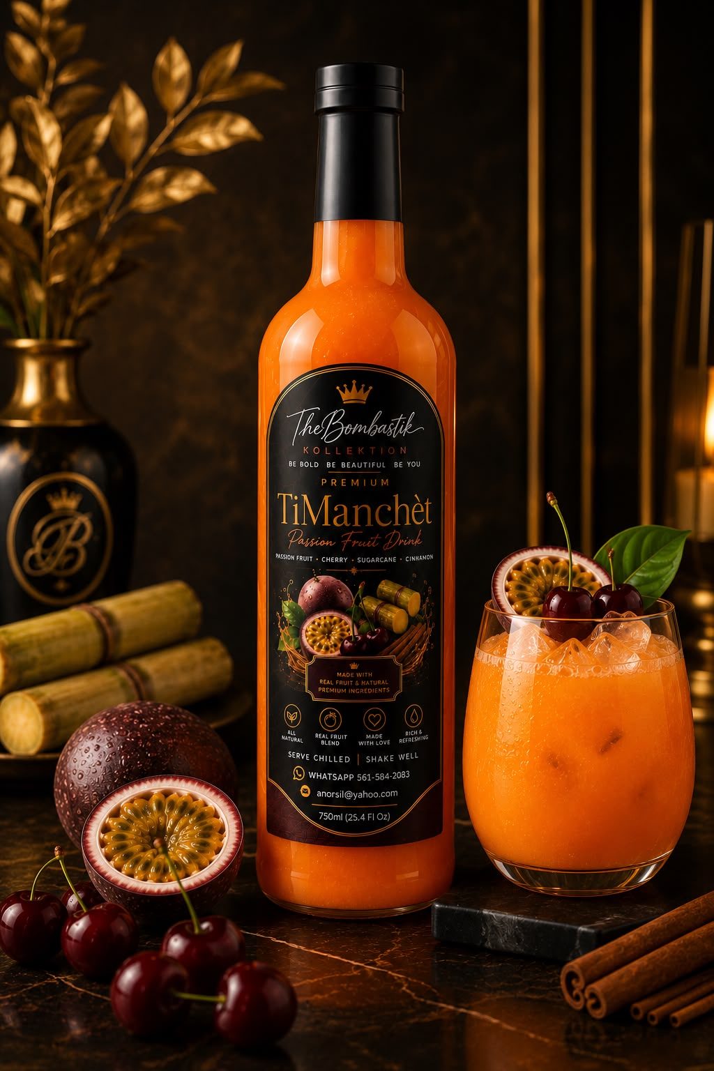 TiManchèt- Passion Fruit- 750 mL
